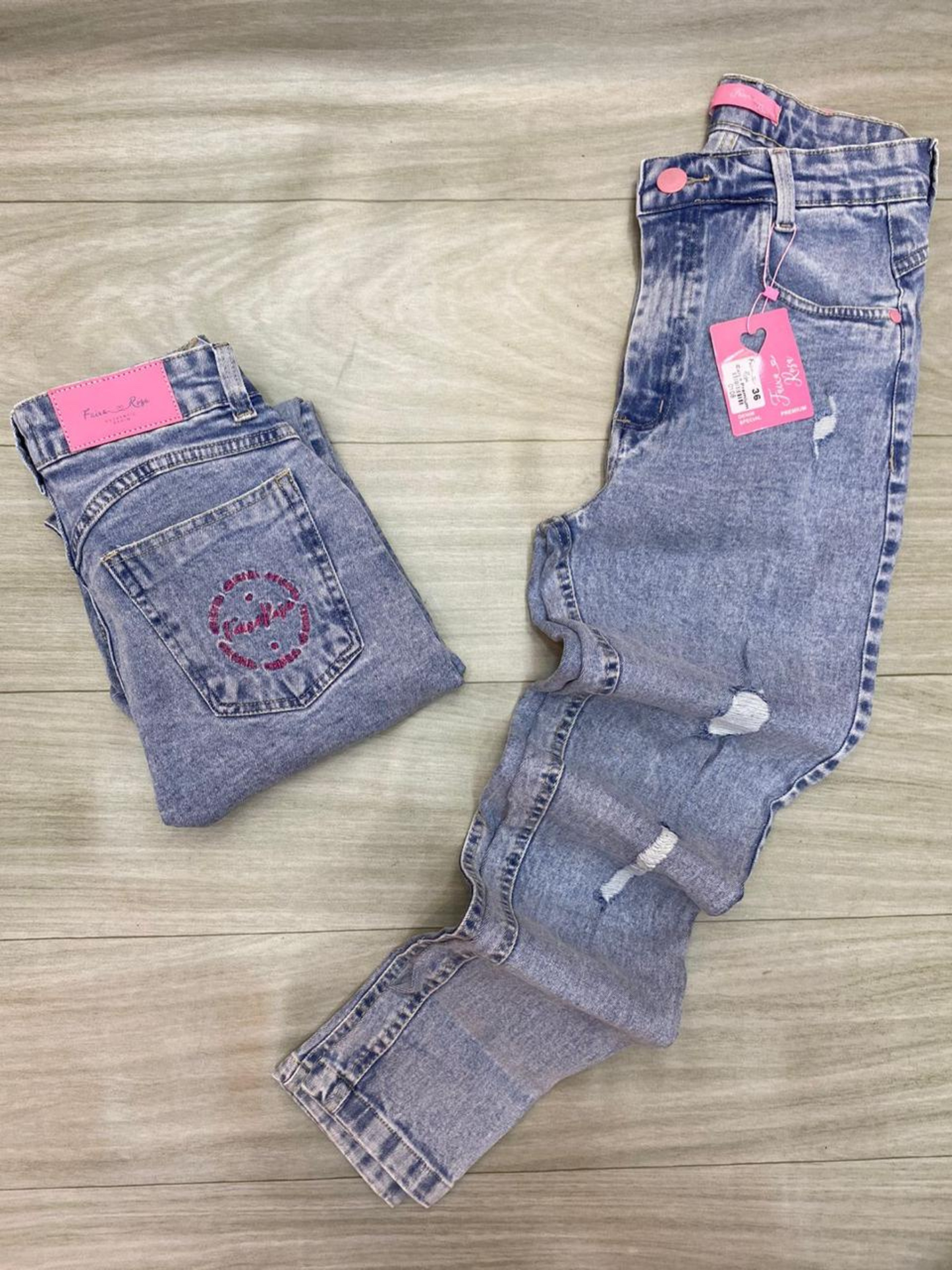 Calça Jeans Elastano
